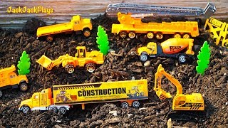 Toy Construction Trucks Playing with Diggers amp Toy Trucks  JackJackPlays [upl. by Casper]