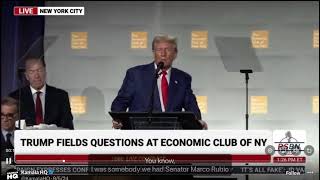 Another Typical Incoherent NonAnswer From Trump [upl. by Dupuis]