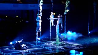 Batman Live Frankfurt 250112 11 Scarecrows auftrittMTS [upl. by Ainyt409]