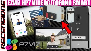 Videocitofono smart e apre la serratura  RECENSIONE Ezviz HP7 2K 7quot [upl. by Isdnyl]