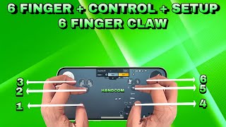 🔥PUBG BGMI BEST 6 FINGER CLAW SETTINGS TO BECOME A PRO PLAYER  Qiu one gaming [upl. by Antonin]