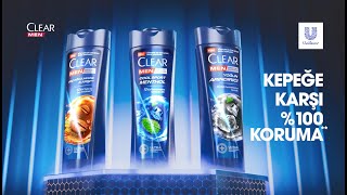 YEPYENİ CLEAR MEN İLE KEPEĞE KARŞI \u00100 KORUMA [upl. by Htnamas]