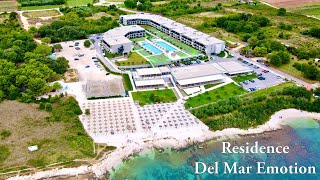 Residence Del Mar Emotion Ližnjan Croatia  drone view 4K [upl. by Wellesley]