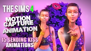 The Sims 4  quotSend Kissesquot Animation Pack Download [upl. by Suitangi]