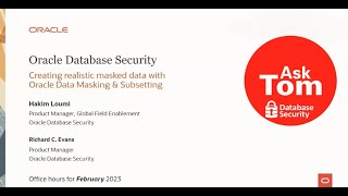 Creating realistic masked data with Oracle Data Masking amp Subsetting [upl. by Enyamert631]