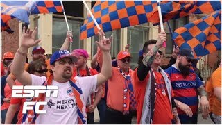 What its like to experience the FC Cincinnati march to the stadium  Major League Soccer [upl. by Rice]