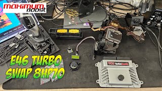 E46 TURBO ZF 8HP SWAP PART1  TurboLamik TCU [upl. by Alonso]