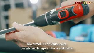 Fliegengitter mit Stifte zum Einhängen fix amp fertig  Flairline [upl. by Peregrine]