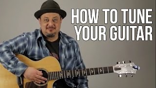 How to Tune Your Guitar For Beginners [upl. by Annelise]