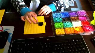 Perler Beads 3D piano [upl. by Brazee]