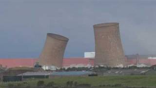 Calder Hall Cooling Tower Demolition [upl. by Pironi]