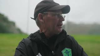 Interview Brian Schmetzer postmatch vs Odense BK [upl. by Oleic356]