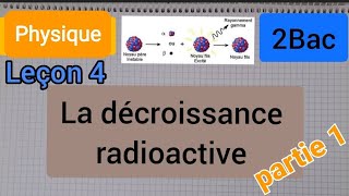 la décroissance radioactive  2Bac التناقص الإشعاعي الثانية بكالوريا [upl. by Akemed243]