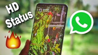 How to Create HD Whatsapp Status  Easiest Method [upl. by Olympie]