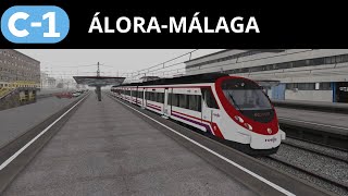 Train Simulator RENFE CIVIA  ÁLORAMÁLAGA  C1 VALENCIA [upl. by Fadas]