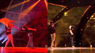 Kayla amp Kupono  Lindsay amp Cole Gravity Addiction Dance SplitScreen Version 2 SYTYCD 9 [upl. by Dietrich]