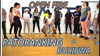 Patoranking  Open Fire ft Busiswa FUMY CHOREOGRAPHY [upl. by Halsted]