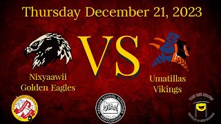 Nixyaawii Golden Eagles vs Umatilla Vikings Varsity Boys [upl. by Ocker]