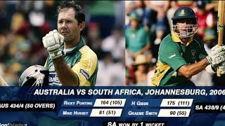 Australia vs South Africa 🇿🇦 odi full highlights 2006  highest run chase bye South Africa 434 [upl. by Anegue451]