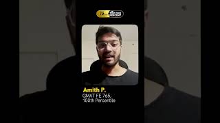 GMAT EXAM DAY EXPERIENCE  Amith GMAT FE 765 100th Percentile [upl. by Violetta]