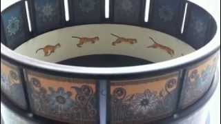 Zoetrope Animation Toy of a Running Tiger  Zoetrope [upl. by Akimaj]