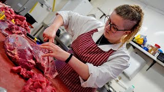 A day in the life of a butchery apprentice Lucy [upl. by Eitsirhc]