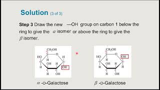 Ch 15 Carbohydrates part 2 Reactions and the glycosidic bond [upl. by Saidee]