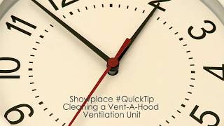 Cleaning VentAHood Ventilation  QuickTips from Showplace [upl. by Eli]