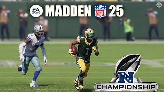 Madden 25 Superstar Mode NFC CHAMPIONSHIP GAME Matchup against Trevon Diggs  PART 8 [upl. by Ahsekahs]