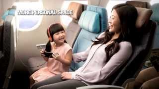 New Economy Class Seats  Singapore Airlines [upl. by Ylesara416]