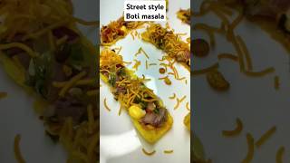 Street style boti masala ytshortsindia yt shortsfeed snacks viralshort food trendingshorts [upl. by Eiralav]