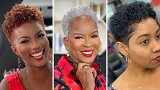 45 Most Sophisticated Short Hairstyles For African American Women [upl. by Annuaerb806]