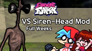 VS SirenHead Mod FULL WEEK  Cutscenes  Friday Night Funkin [upl. by Rustice556]