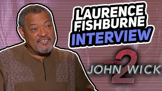 ES Archive quotJohn Wick Chapter 2quot Laurence Fishburne interview [upl. by Redan]