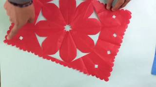 PAPEL PICADOFACILFOLKLORE MEXICANO [upl. by Sherrie]