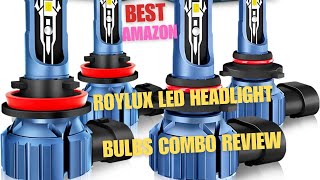 quotROYLUX LED Headlight Bulbs Combo Review 350 Brightness Upgrade 🚗💡quot [upl. by Esilrac]