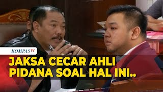 FULL Jaksa Penuntut Umum Cecar Ahli Pidana di Sidang Eliezer Soal Hal Ini [upl. by Zumstein438]