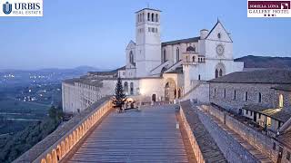 Assisi Live Webcam Basilica di San Francesco [upl. by Plafker341]