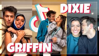 Dixie D’Amelio and Griffin Johnson  Grixie  TikTok Compilation [upl. by Lindsy]