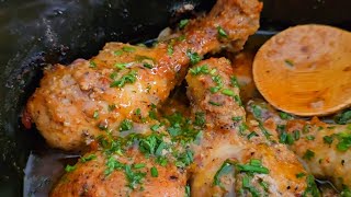 Cowboy Butter Chicken Drumsticks cooked in the slow cooker are a game changer [upl. by Descombes]