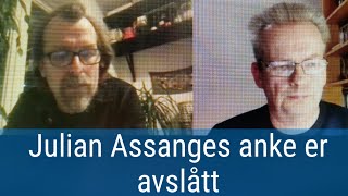 Julian Assanges anke er avslått [upl. by Ibbor597]