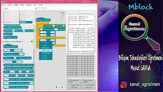 Mblock ile Arduino Scratch Modülünde Ultrasonik Mesafe Sensörü Uygulamaları [upl. by Alita]
