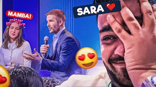 I MET SARA ALI KHAN ❤️ AND DAVID BECKHAM best moment😍 [upl. by Loats266]