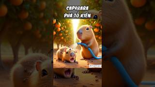 Capybara phá tổ kiến reviewphim chuyencuaai phimhoathinh capybara [upl. by Mariquilla124]