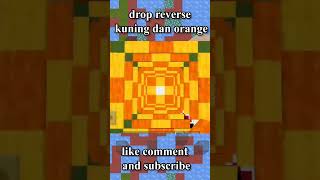 drop reverse warna kuning dan orange minecraft minecraftshorts games game tahesgaming [upl. by Bev]