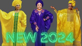 🆕️collection 2024 💥 mode tabaski💥 très jolie modèle robe en bazin Getzner à la couture sénégalaise 😍 [upl. by Weathers]