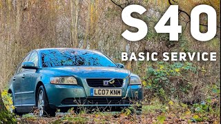 Volvo S40 16 2007 basic oil service how to and MOT Will it pass [upl. by Pearce]