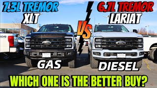 2024 Ford F350 Lariat Tremor 67L Diesel VS F350 XLT 73L Gas This Is Why You Do Your Research [upl. by Calvert]