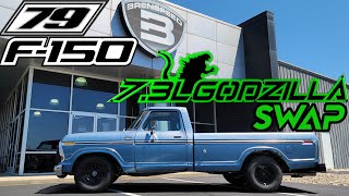 1979 F150 73L GODZILLA SWAP Dyno amp Taking A Look At The Build at Brenspeed [upl. by Lucky925]