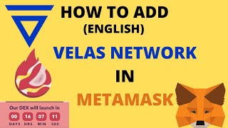 HOW TO ADD VELAS IN METAMASK VLXVELASPADWAYGUSWAP [upl. by Edora]